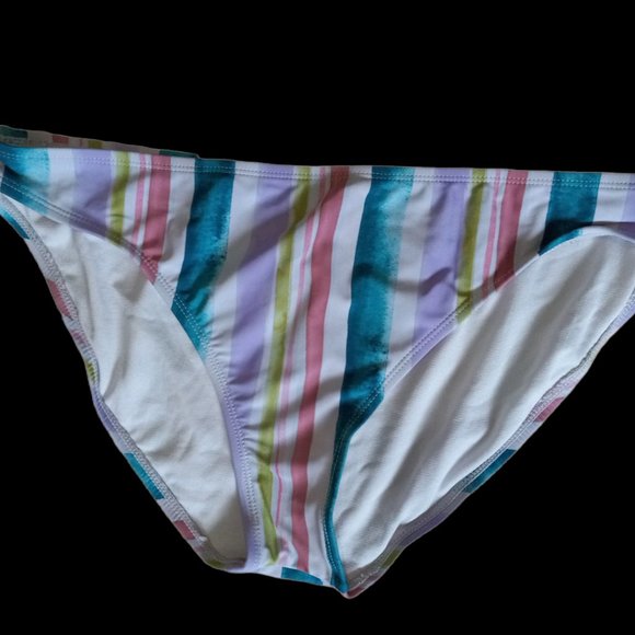 SANDFLOWER Bandeau Bikini Set High Waisted Swimsuit Women's Size L & XL - Picture 14 of 16